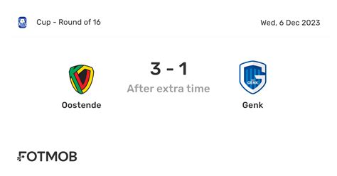 réserve de genk – oostende|Ostende vs. Genk